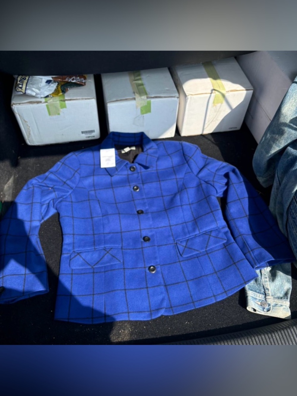 Mens appleseed petites blue suit coat brand new size 12p MEASUREMENTS⬇️⬇️⬇️